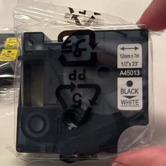 Label Tape for Dynamo D1 Label Maker 6 pack 1/2”x23’ Combo Color Set NEW - Picture 3 of 7